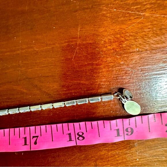 Melania Clara Necklace Costume Jewelry Rhinestone 15.5" to 19" Long 3" extender - Picture 7 of 11